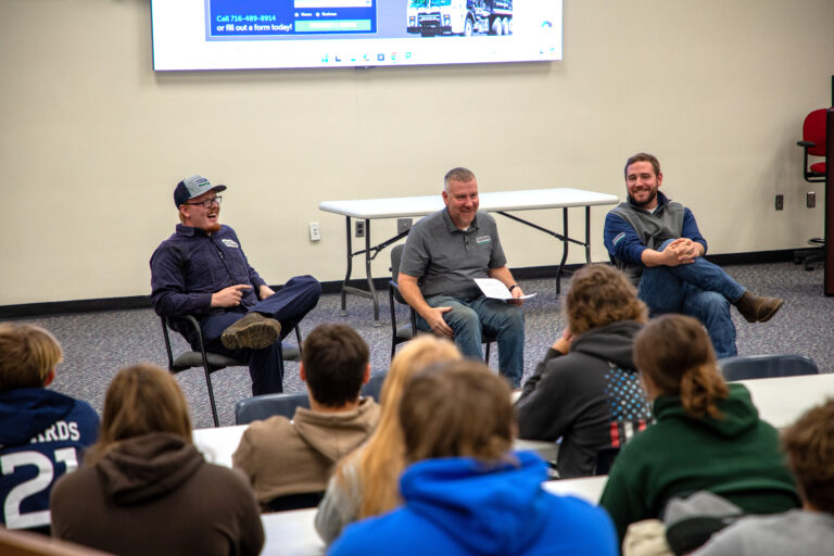 Casella Reps Discuss Career Options With Hewes CTE Students 