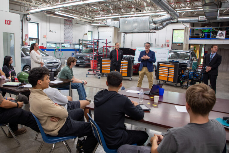 Driving Force: Foundation Grant Helps Equip Auto Body Program