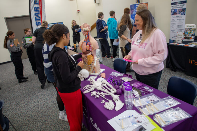 CTE Students Explore Career and College Paths at Hewes Fair