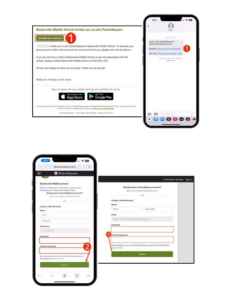 Photo of instructions for steps 1 and 2