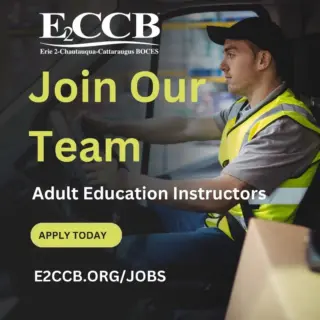 🚨 We're Hiring! 🚨

E2CCB Adult Education is looking for passionate instructors to join our team — including opportunities in high-demand areas like CDL training, nursing, construction and more!
If you’re ready to make a difference by helping adults build skills and launch new careers, we want to hear from you.

We offer flexible schedules, competitive pay, supportive environments!

📍 Positions available across our service area

📩 Apply today or learn more at e2ccb.org/jobs

#E2CCB #AdultEducation #WeAreHiring #CDLInstructor #JoinOurTeam #TeachingJobs #MakeADifference